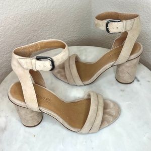 Madewell 6.5 Ankle Strap Block Heel